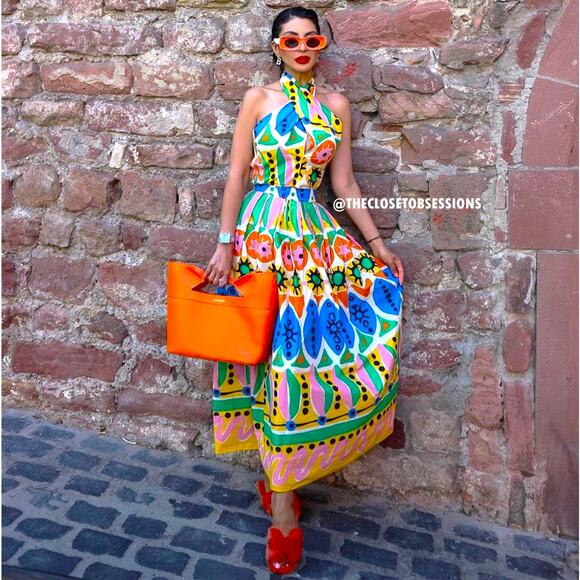 RARE!!! ZARA BLOGGER FAVE!!! Co-Ord Set Crop Top and A-Line Midi Skirt NWT - Picture 8 of 16